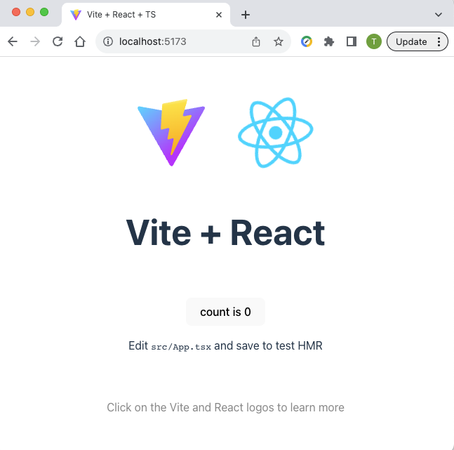 Vite React+TypeScript Scaffolded Project