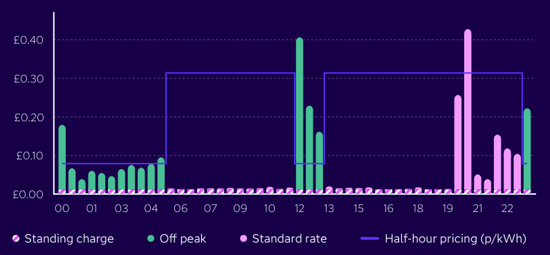 Day Time Charging Octopus Charges