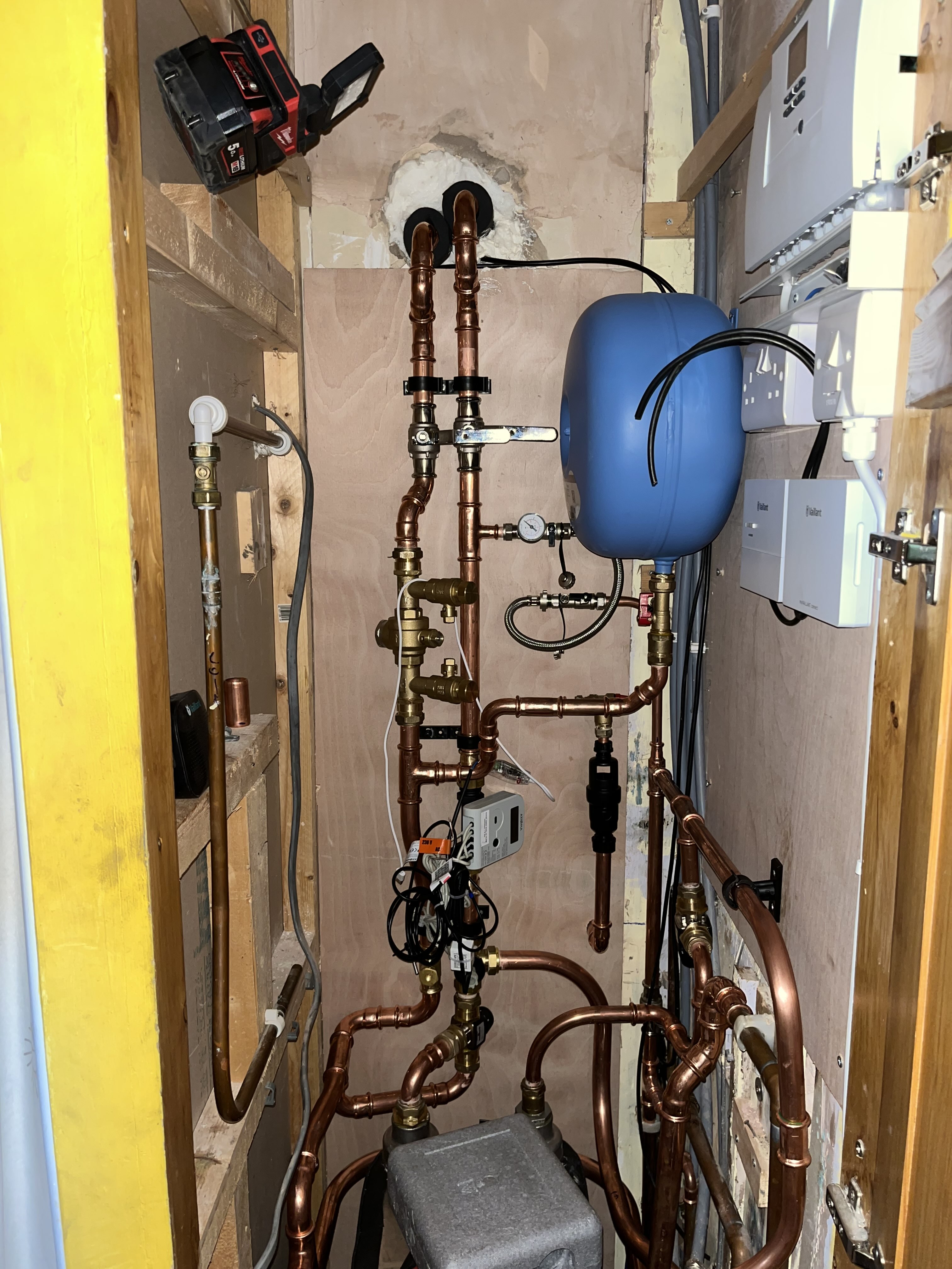 Airing Cupboard half way through install